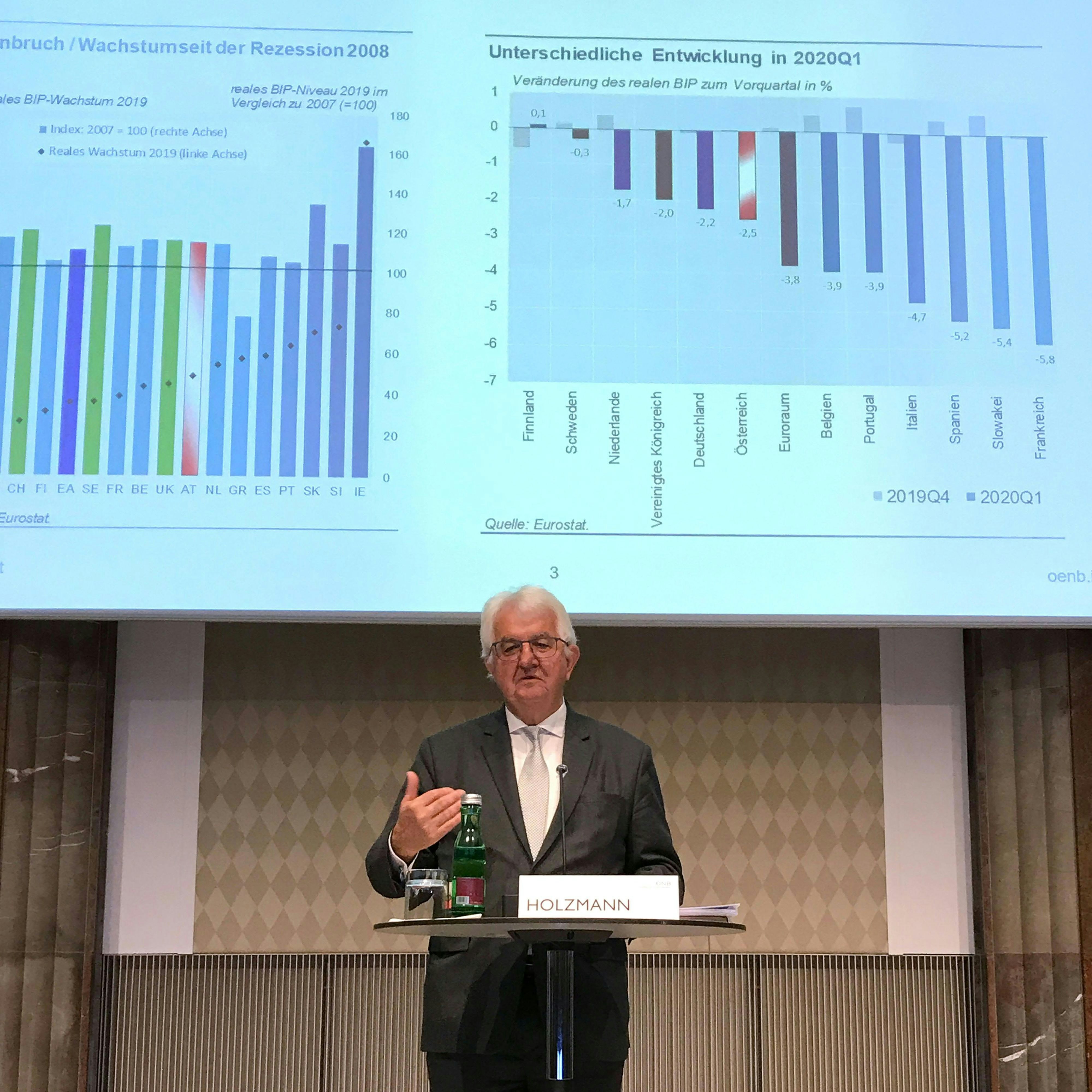 Robert Holzmann ist Gouverneur der Österreichischen Nationalbank (OeNB).
