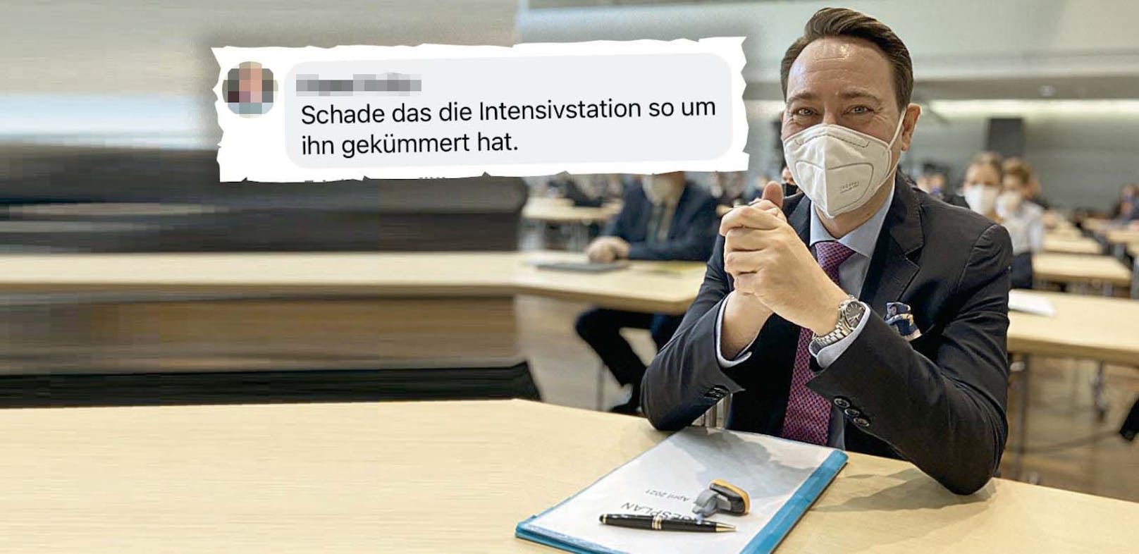 Facebook-User wünscht FPÖ-Politiker den Corona-Tod