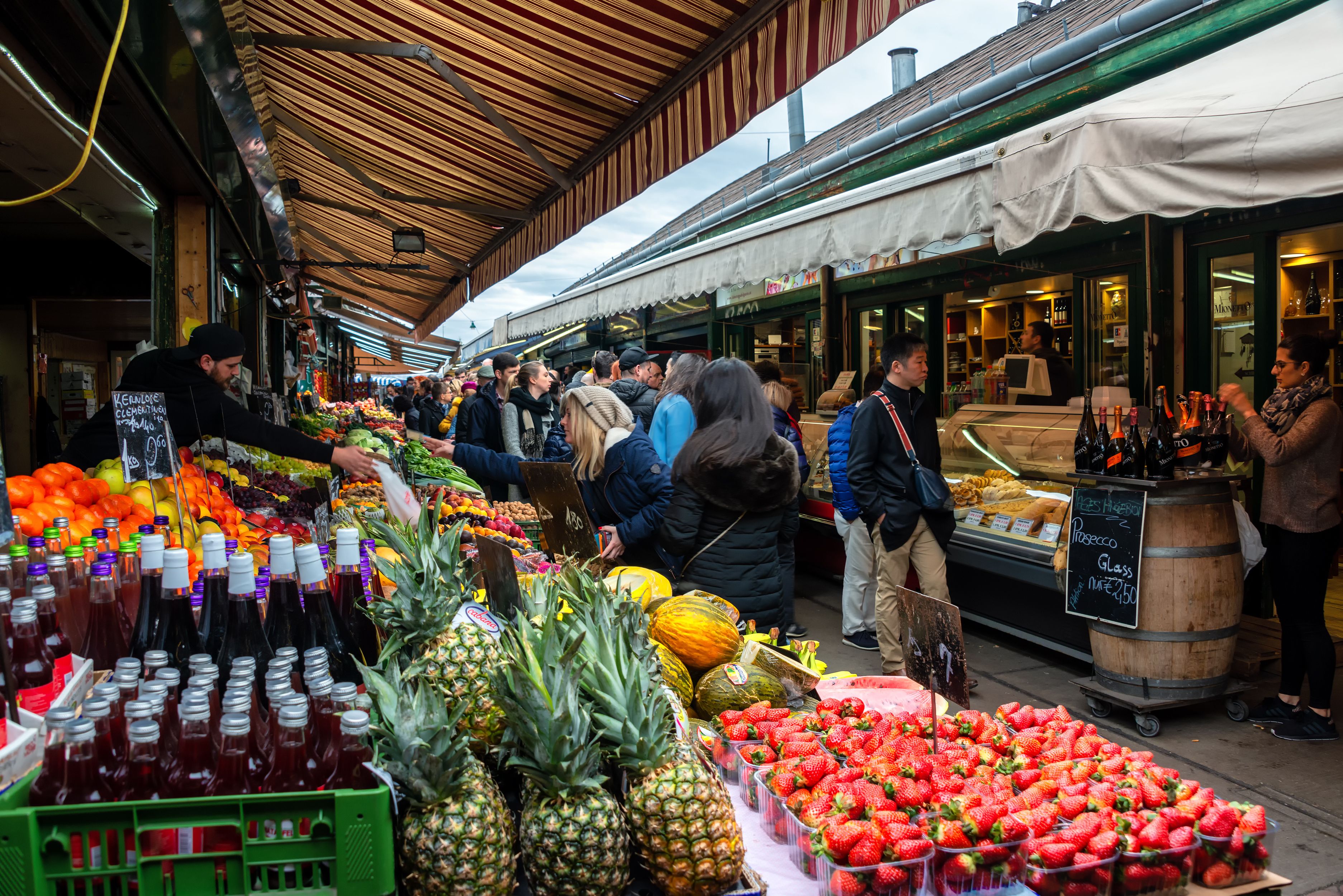 Der Naschmarkt in Wien. Symbolbild. 