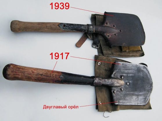 Wie die BBC berichtet, handle es sich um eine 1869 entworfene Schaufel. Die Tödlichkeit der MPL-50, so wird die Schaufel genannt, werde in Russland besonders mythologisiert.