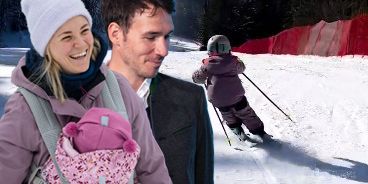 Miriam und Felix Neureuther - die stolzen Eltern der kleinen Matilda.