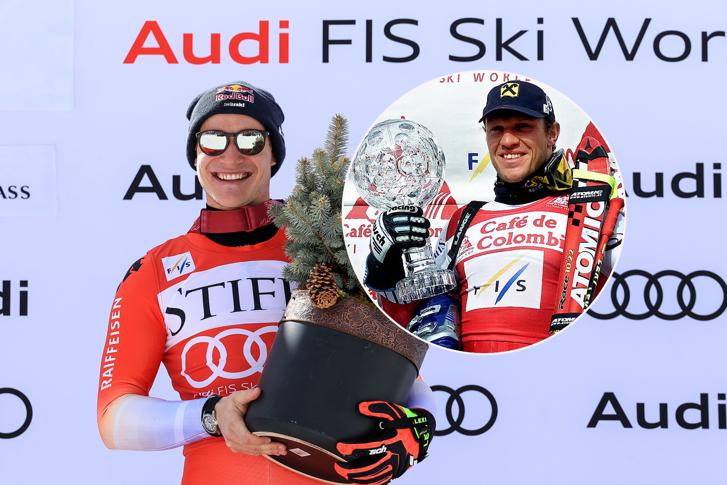 Marco Odermatt ist auf den Spuren von Hermann Maier.