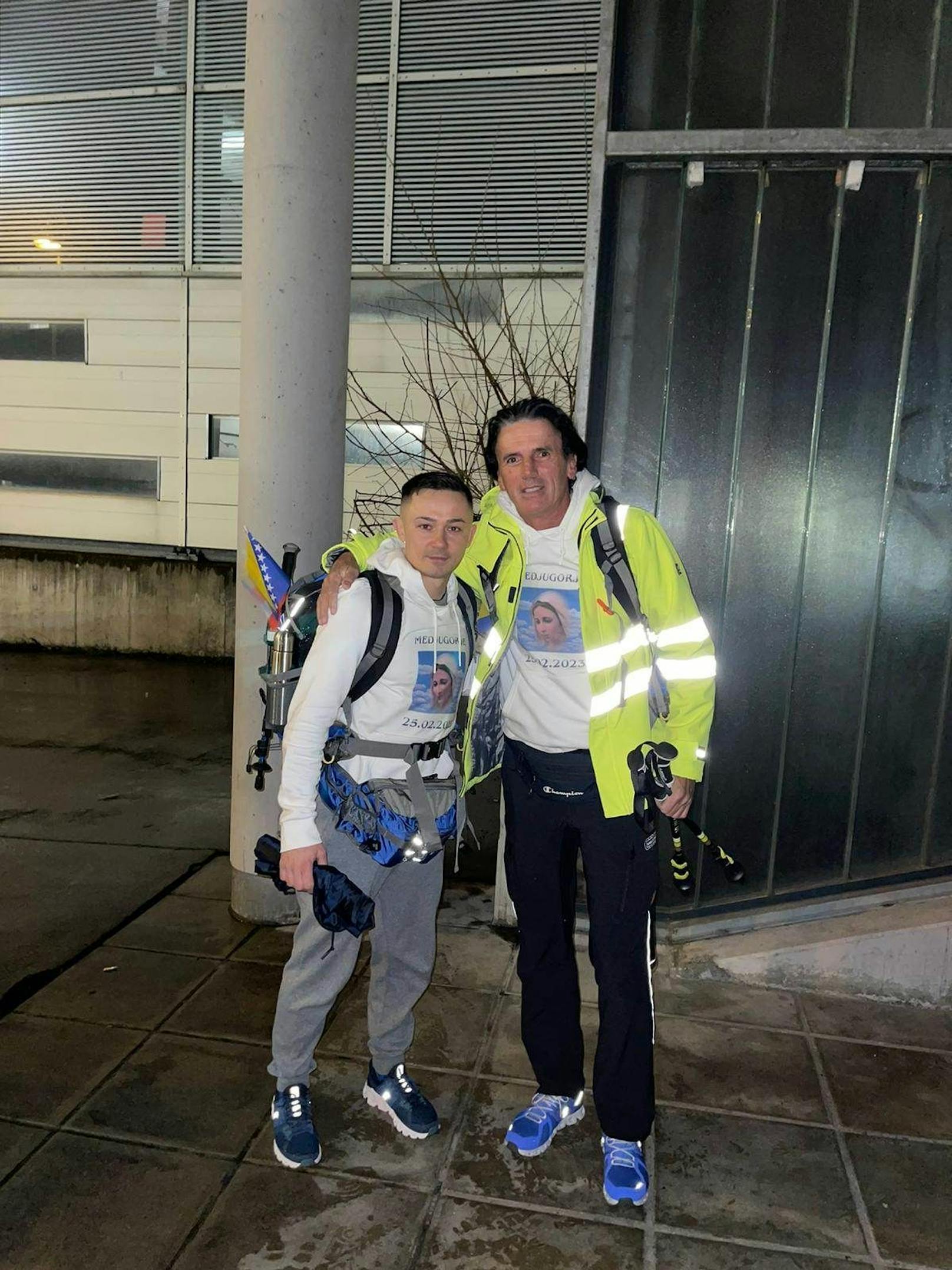 Geri und Slavko begaben sich nämlich auf den Weg zum Wallfahrtsort Medjugorje.