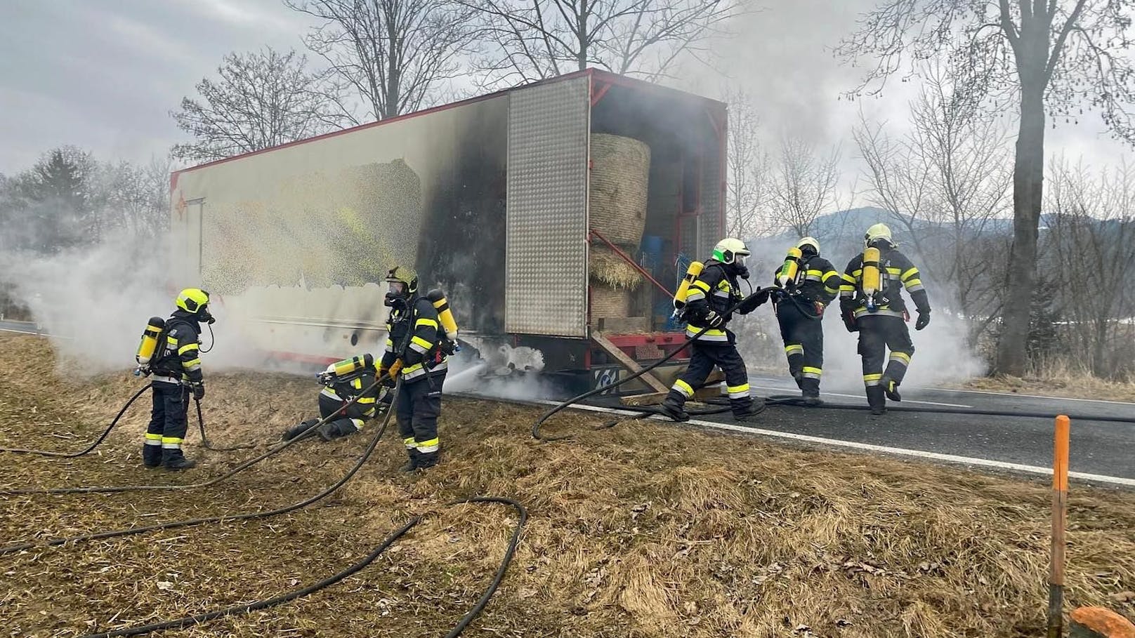 Die Feuerwehr war rasch vor Ort und konnte den Brand schnell löschen.