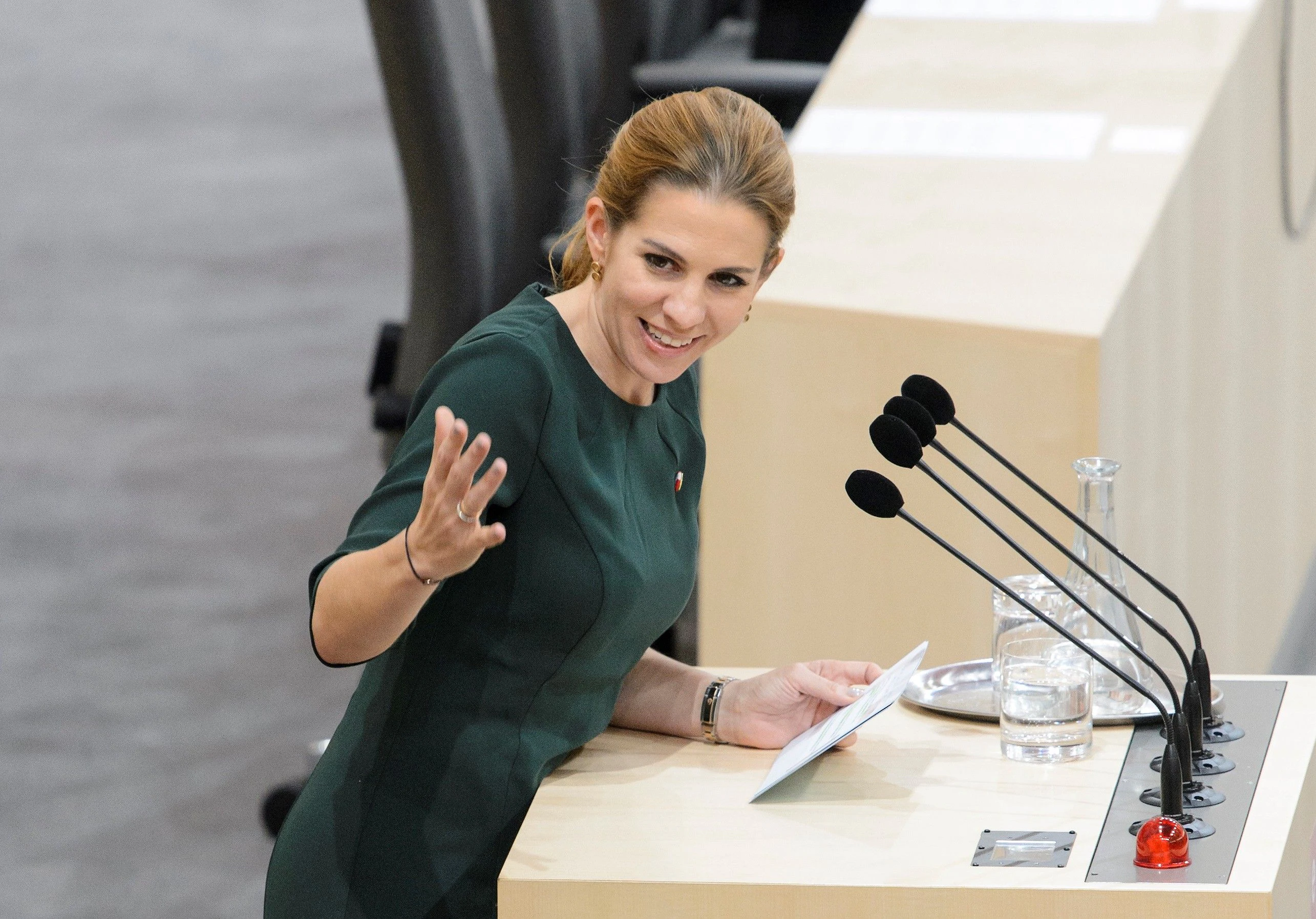 Carmen Jeitler-Cincelli, der stellvertretenden Generalsekretärin des Österreichischen Wirtschaftsbundes und ÖVP-Nationalratsabgeordnete