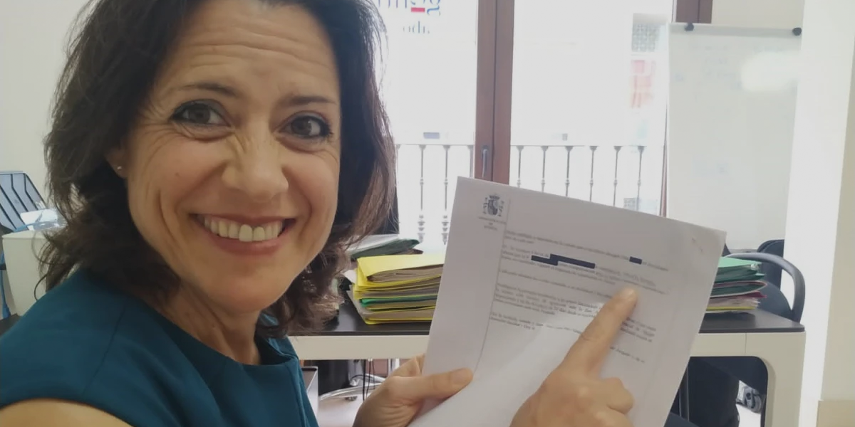 Ivana Moral freut sich über das Urteil.