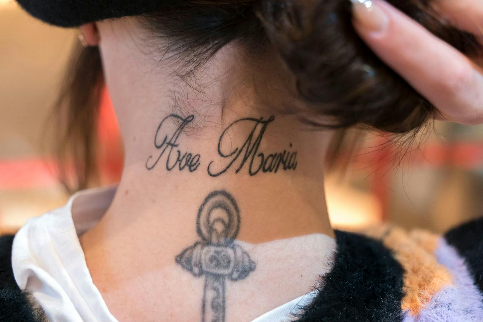 Ave Maria Tattoo.