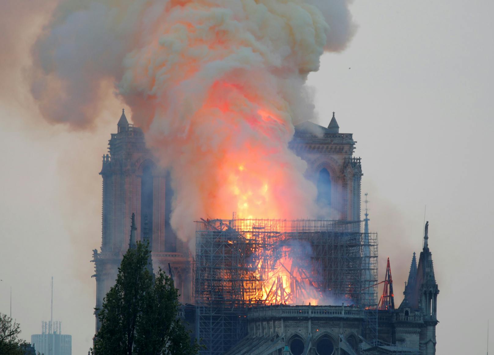 Am 15. April 2019 kam es zu einem Großbrand in der Notre Dame.