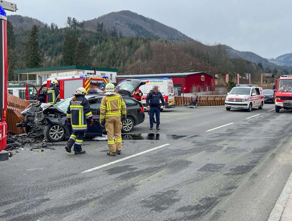 Schwerer Unfall im Bezirk Scheibbs