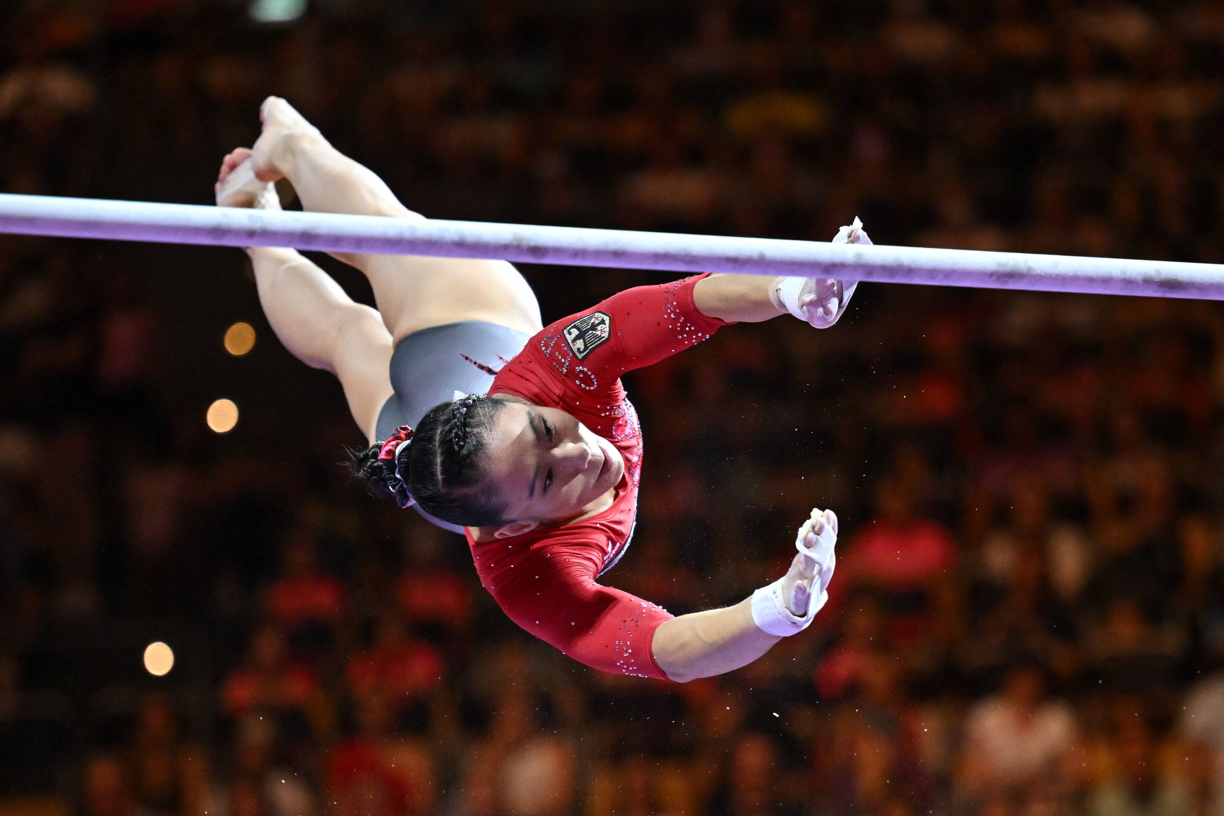 Kim Bui trat bis 2022 noch für Deutschland im Kunstturnen an.