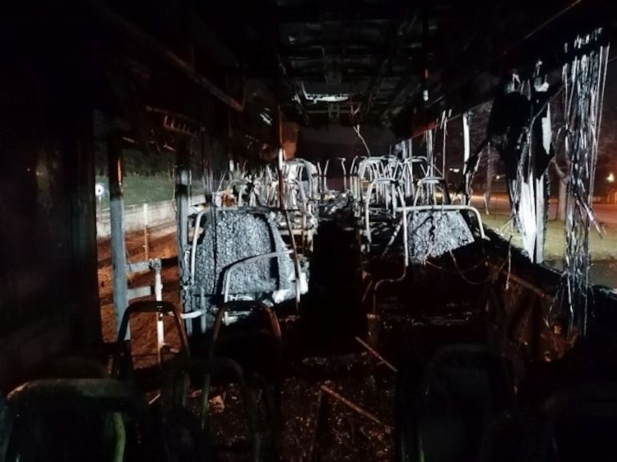 Linienbus ging in NÖ in Flammen auf