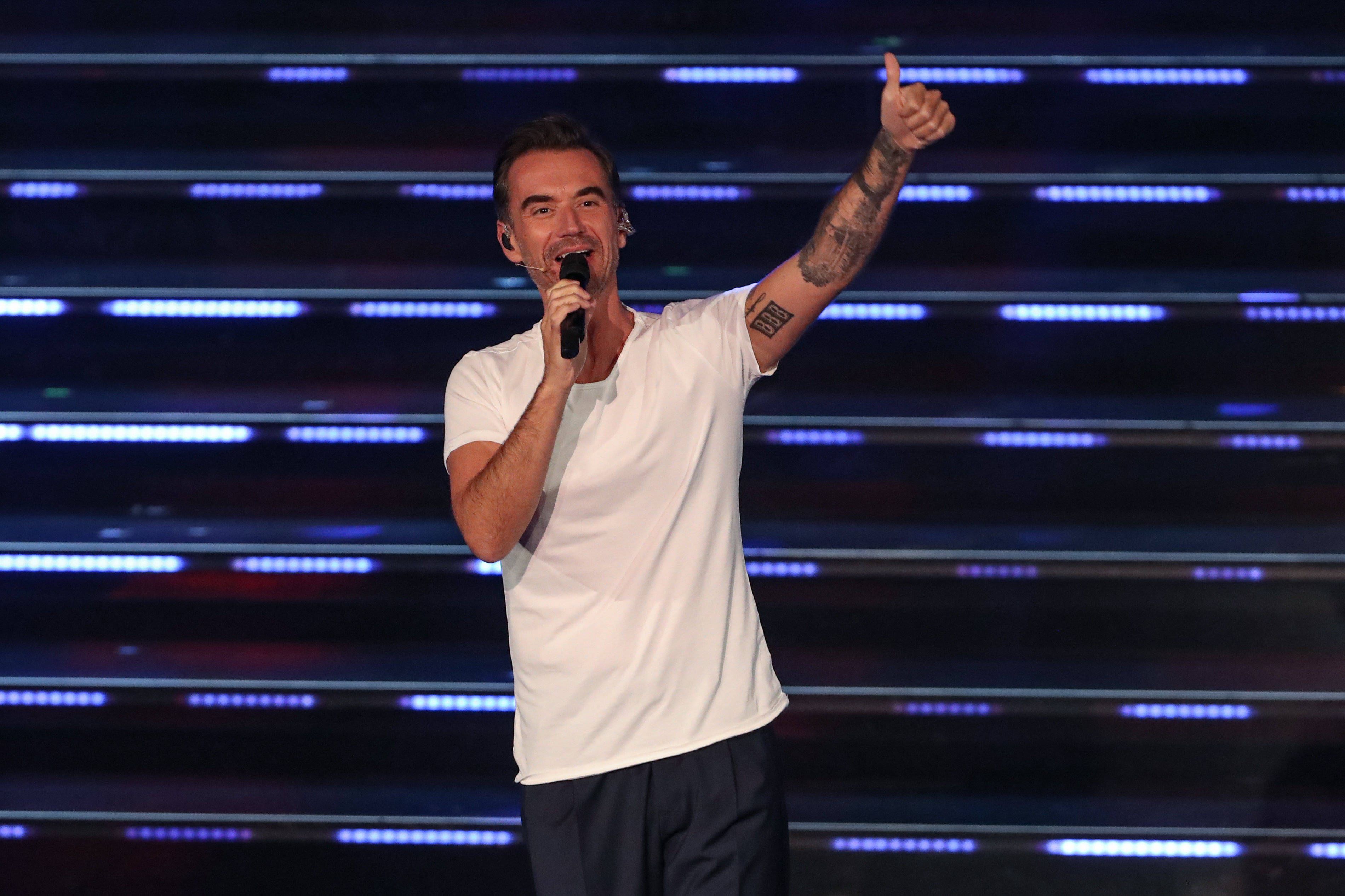 Flori lacht im TV über Kollegen Stefan Mross.