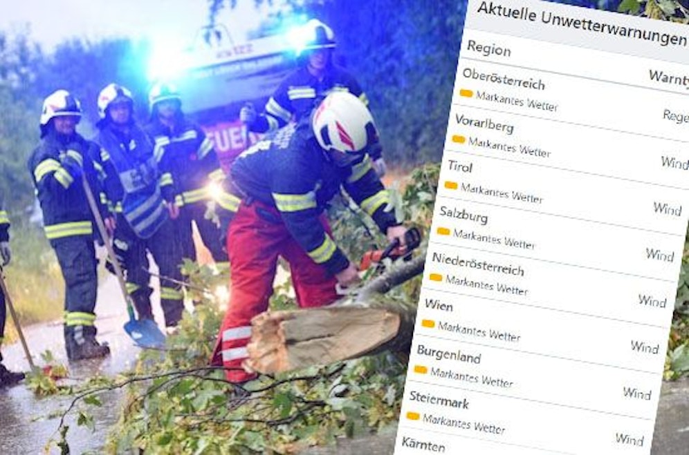 Die Feuerwehr steht im Dauereinsatz.
