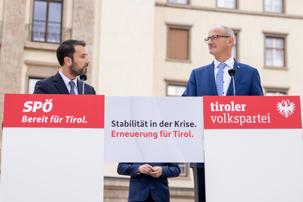 Neben Anton Mattles Volkspartei überschritt auch Georg Dornauers SP die gesetzte Wahlkampfkosten-Obergrenze.