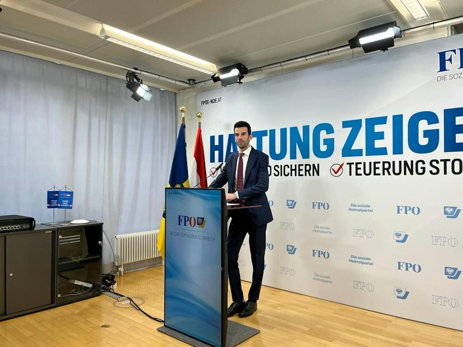 ... erklärt sich die FPÖ NÖ unter Udo Landbauer für Verhandlungen bereit.