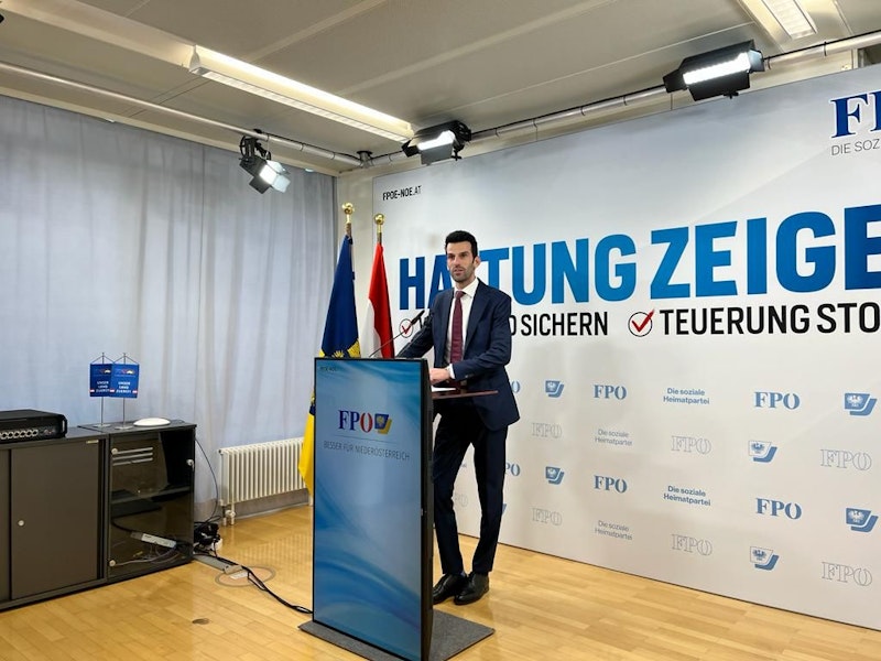 ...erklärt sich die FPÖ NÖ unter Udo Landbauer für Verhandlungen bereit.