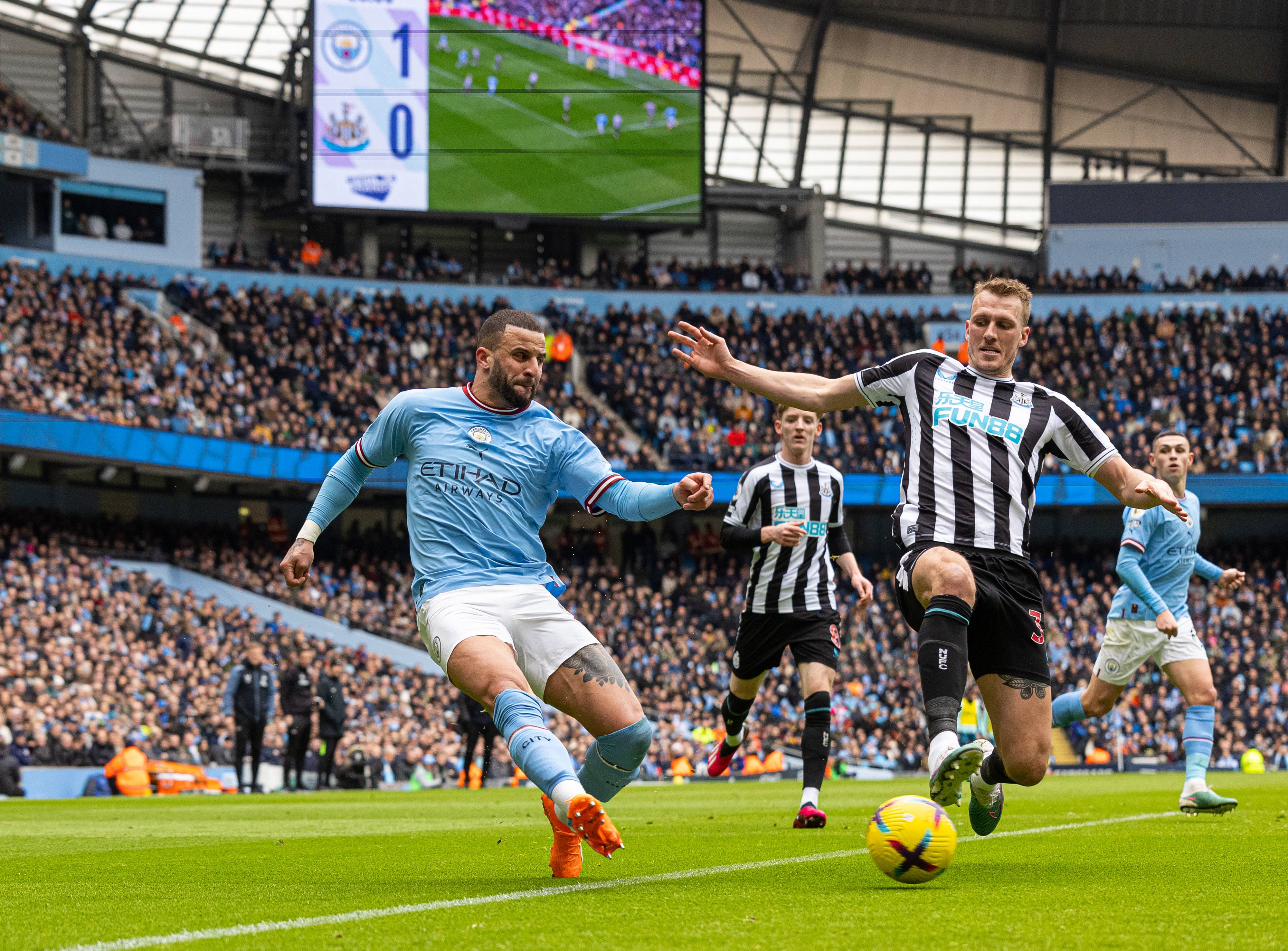Kyle Walker (l.) steht in der Kritik.