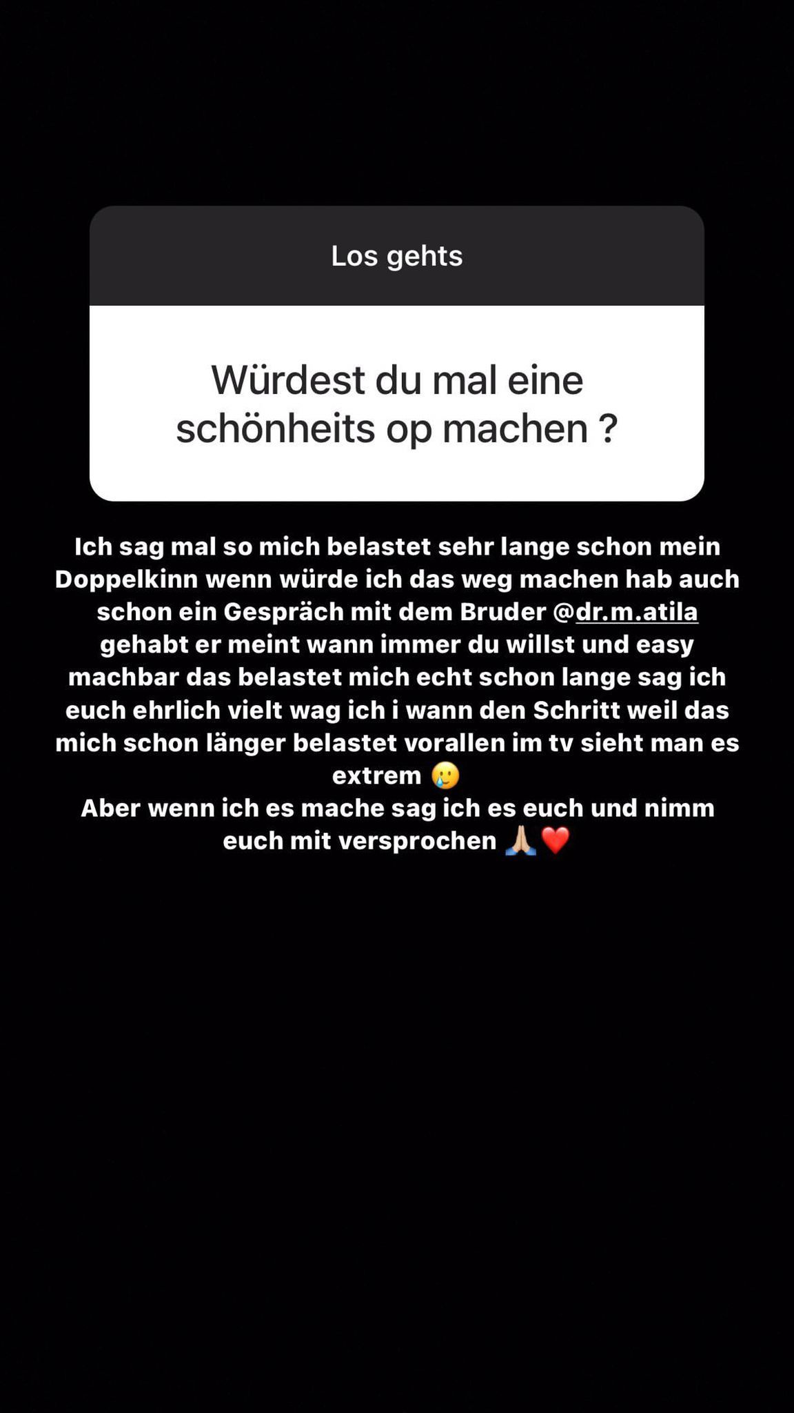 Pietro Lombardi äußert sich auf Instagram zu seinem Beauty-OP-Wunsch.