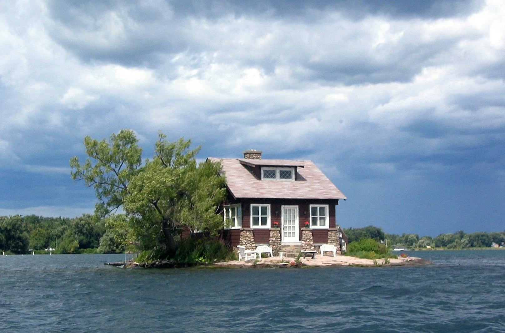 Kleinste bewohnte Insel der Welt: Nur 1 Haus hat Platz