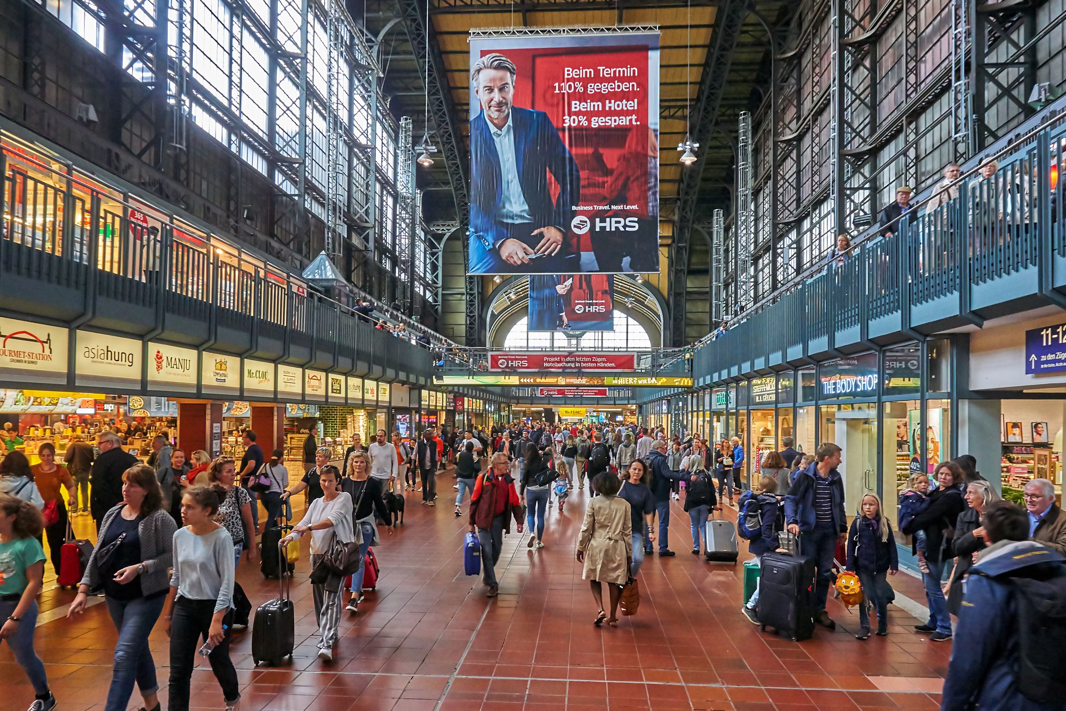 Ort des kuriosen Vorfalls war der Hamburger Hauptbahnhof.
