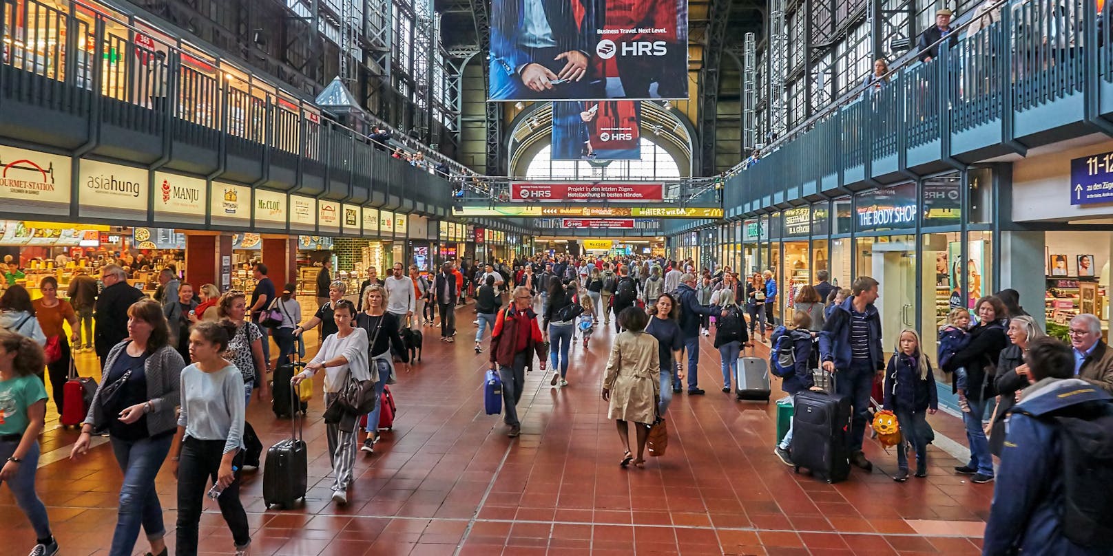 Ort des kuriosen Vorfalls war der Hamburger Hauptbahnhof.