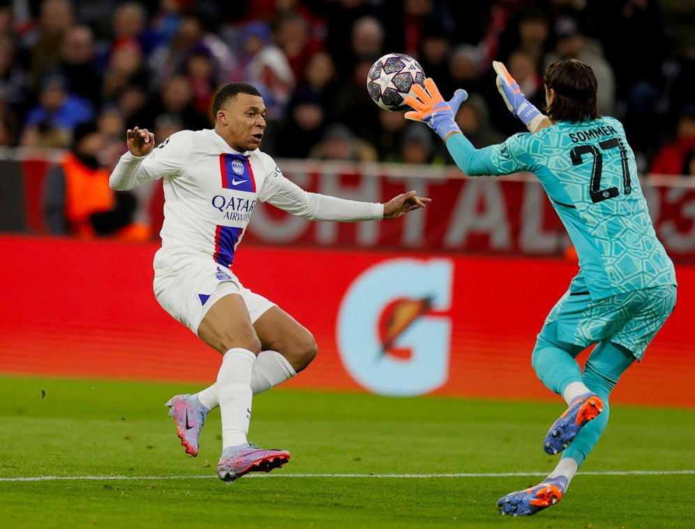 Mbappe scheitert an Bayern-Keeper Sommer: 