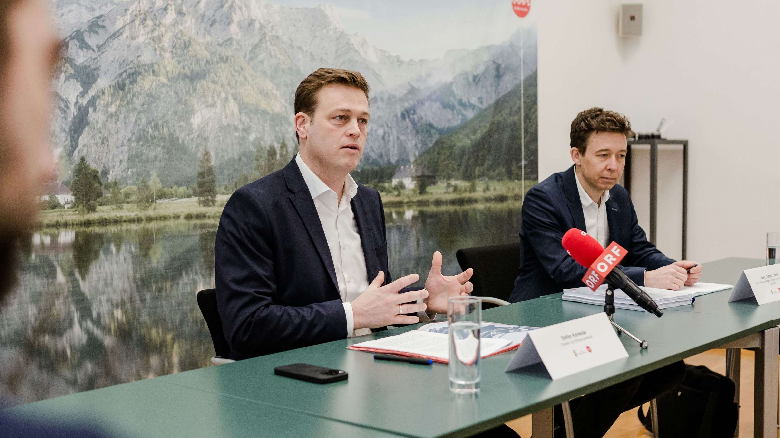 Stefan Kaineder bei der Vorstellung der Pläne am Freitag in Linz.