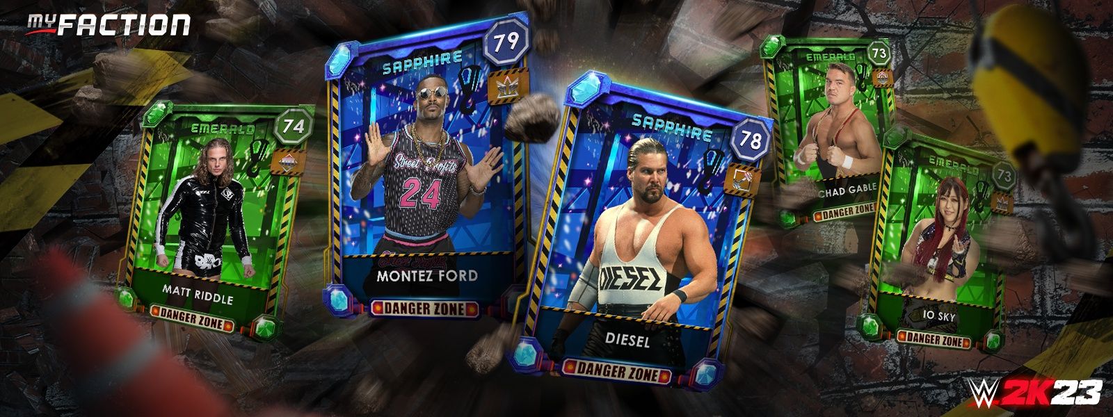 "WWE 2K23" MyFACTION bringt die Action online.