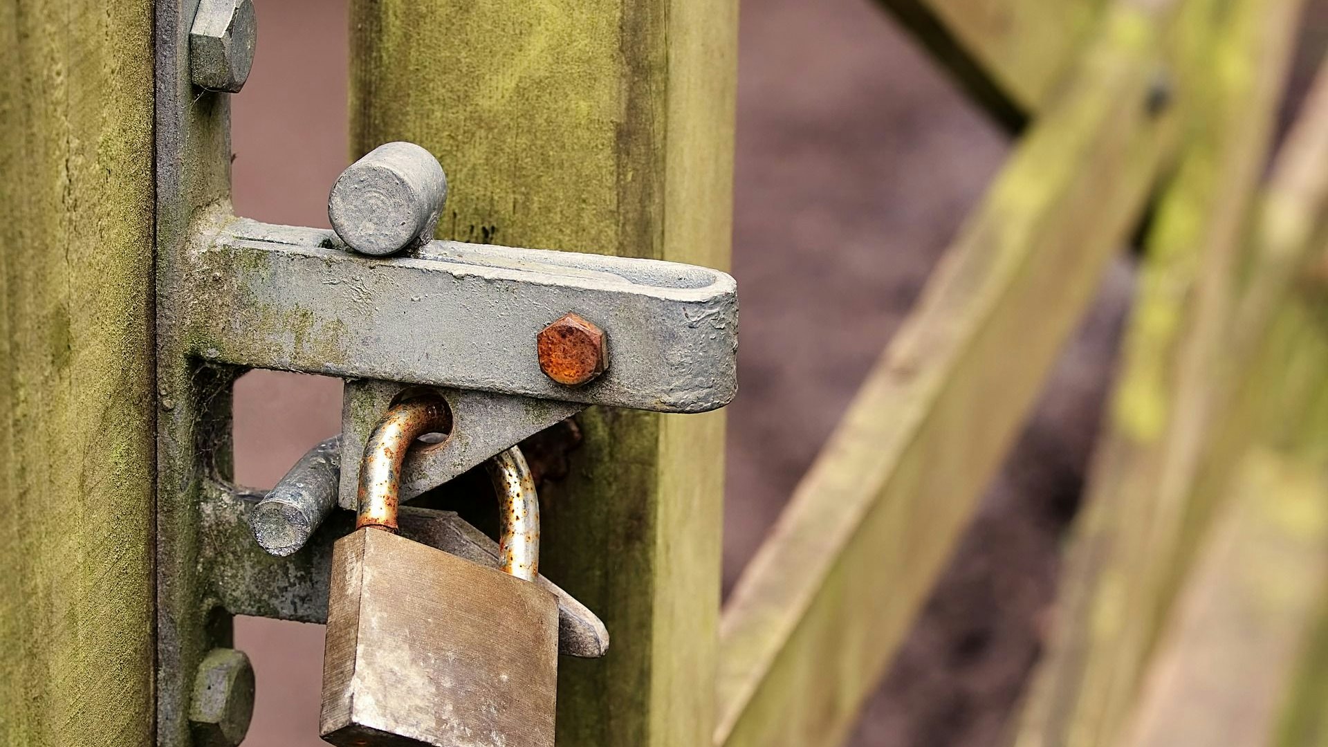 Besucher-Sperre im Tierpark Haag.