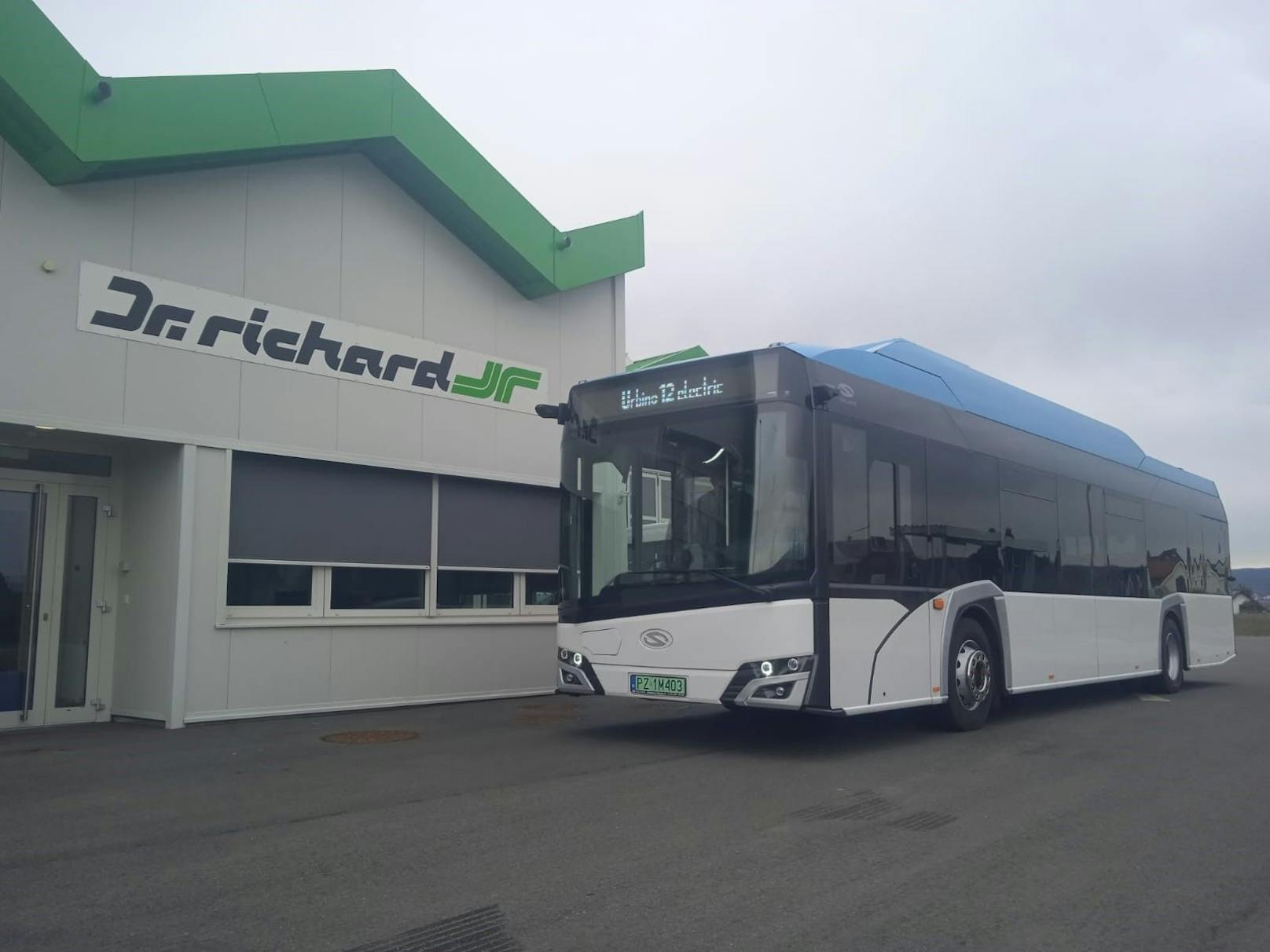 Kommende Woche ist im St. Pöltener Stadtverkehr LUP ein vollelektrischer E-Bus im Linienbetrieb unterwegs.. 