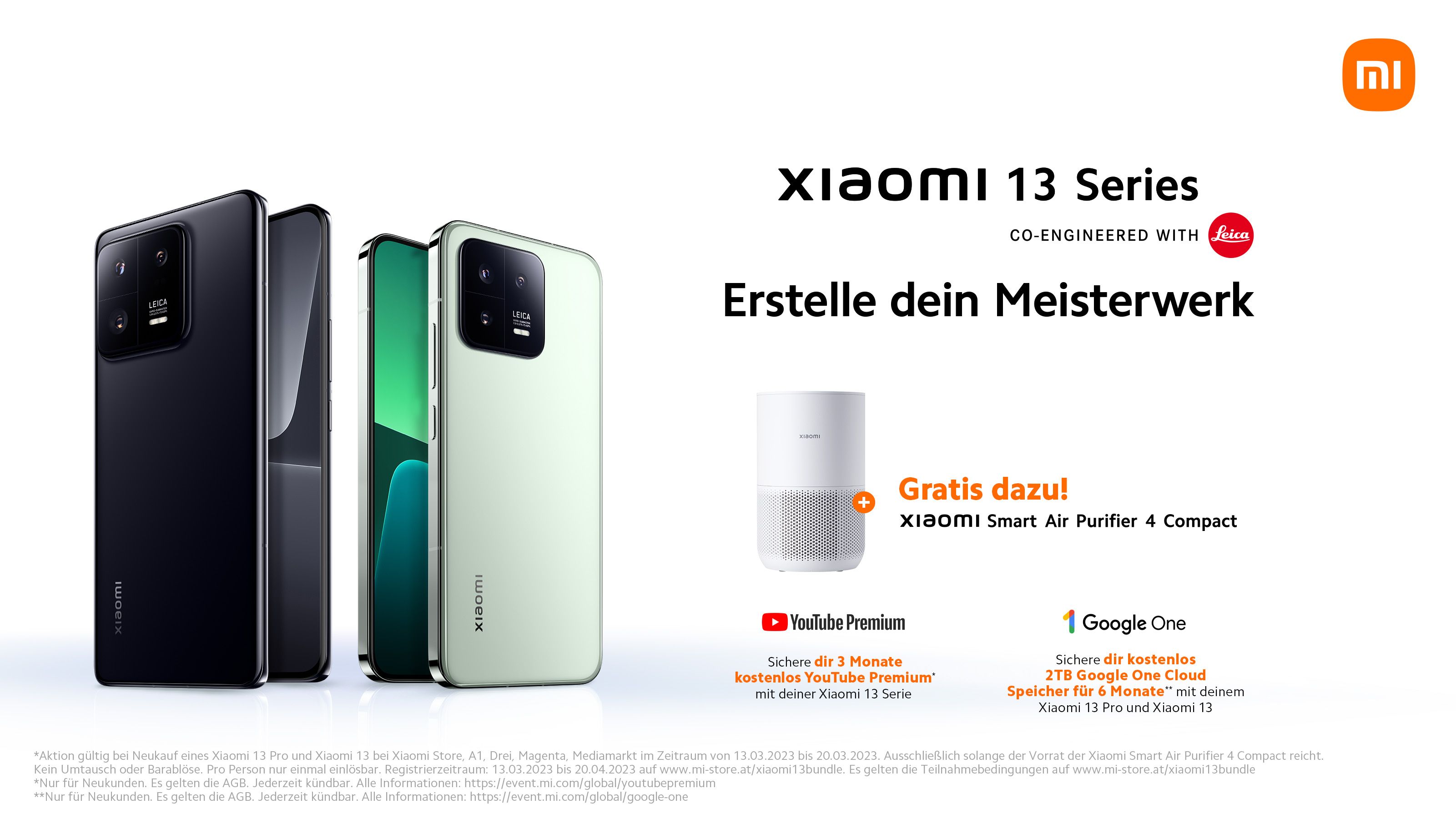 Xiaomi feiert Sales-Start der neuen Xiaomi 13 Produktreihe mit Aktionen.