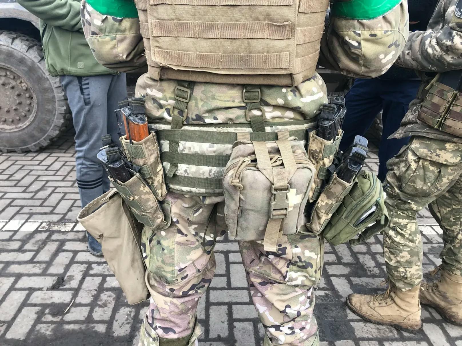 Gerade von der Bachmut-Front zurück: Ukrainische Spezialeinheiten. 