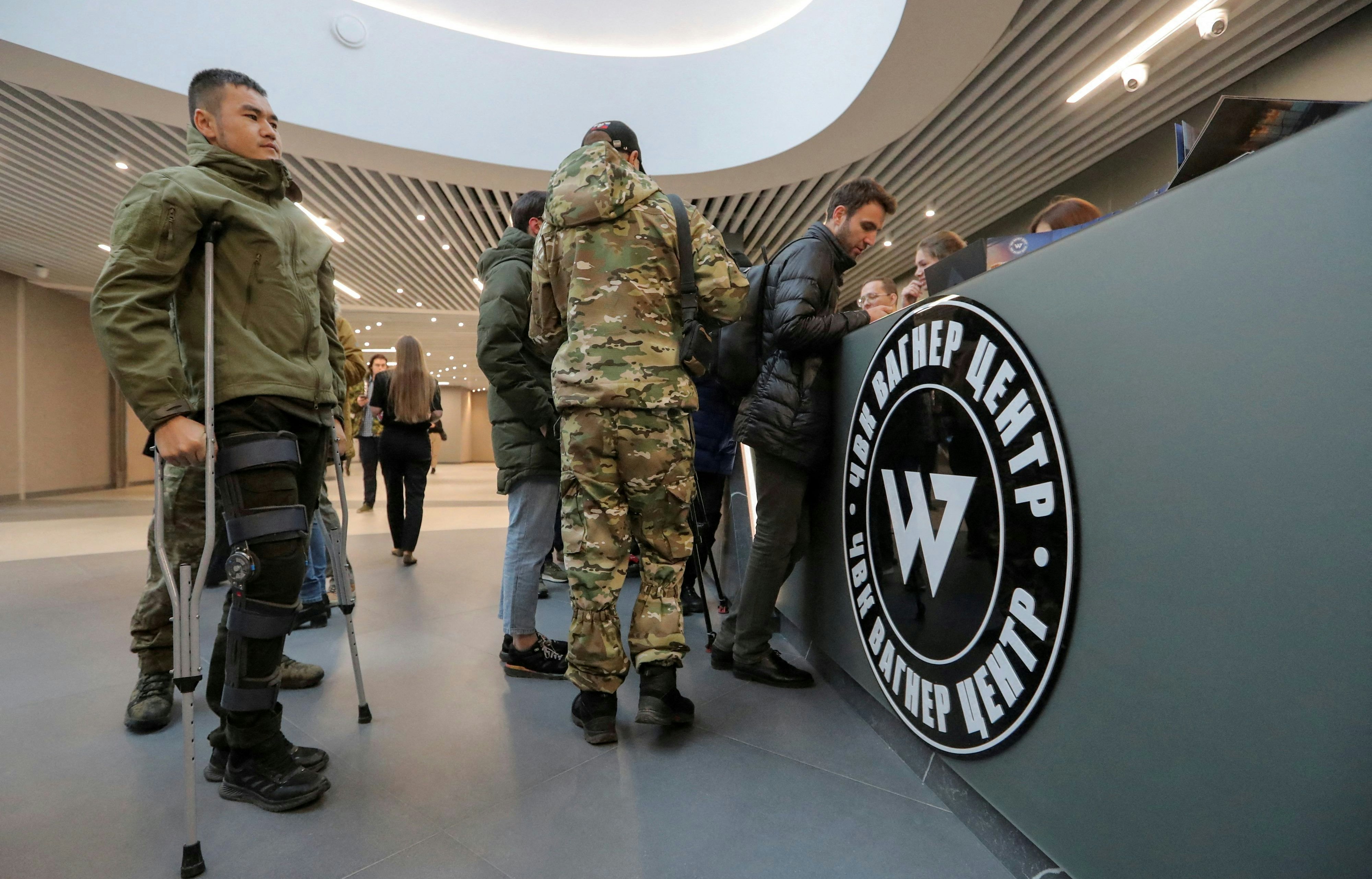 4. November 2022: Das Zentrum der Wagner-Gruppe von Jewgeni Prigoschin wird in St. Petersburg eröffnet. 