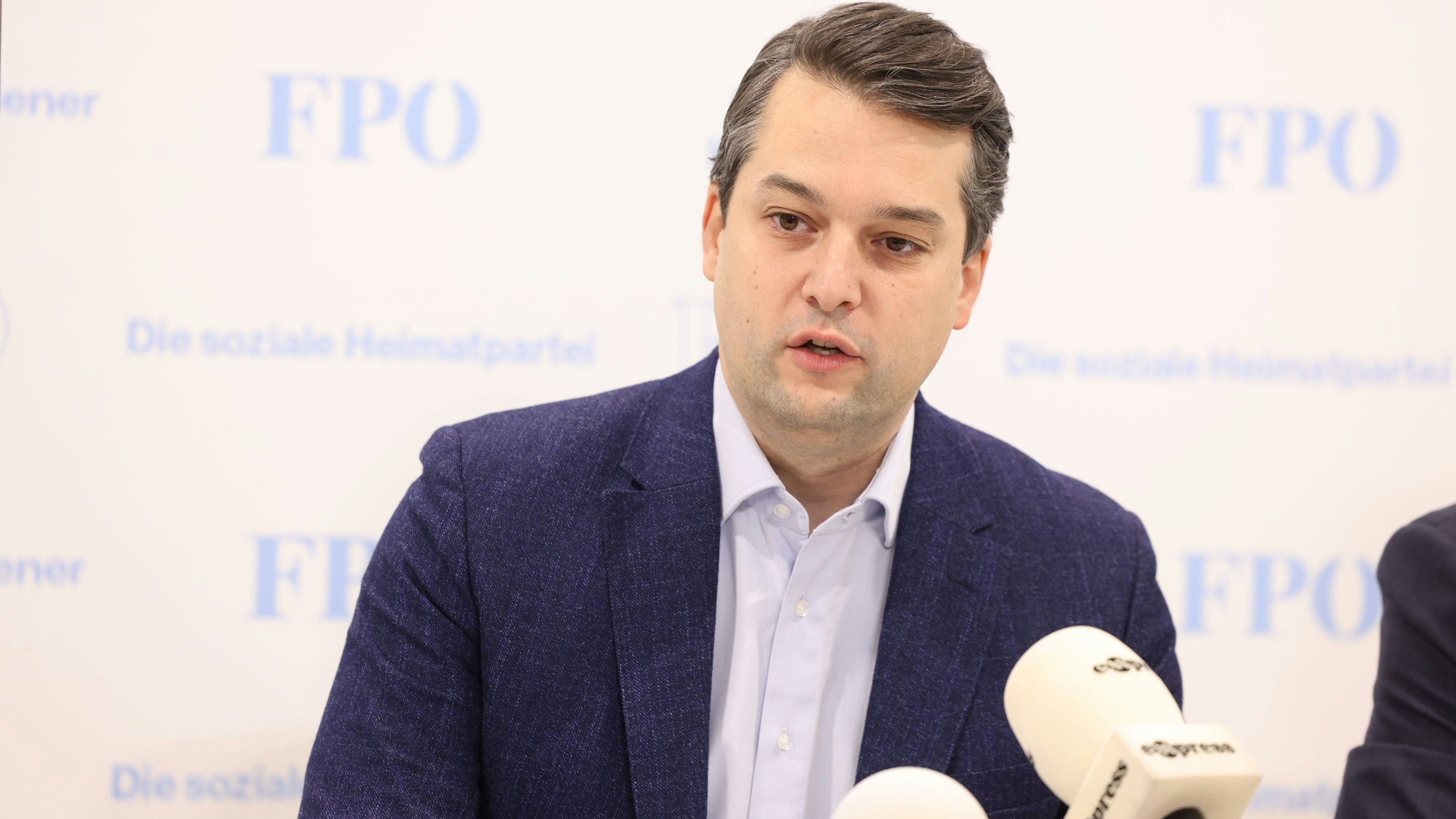 Dominik Nepp (FPÖ) zeigt sich erbost über den Wiener Bürgermeister Michael Ludwig. 