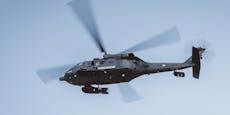 Bundesheer trainiert mit Helikoptern und Knallmunition