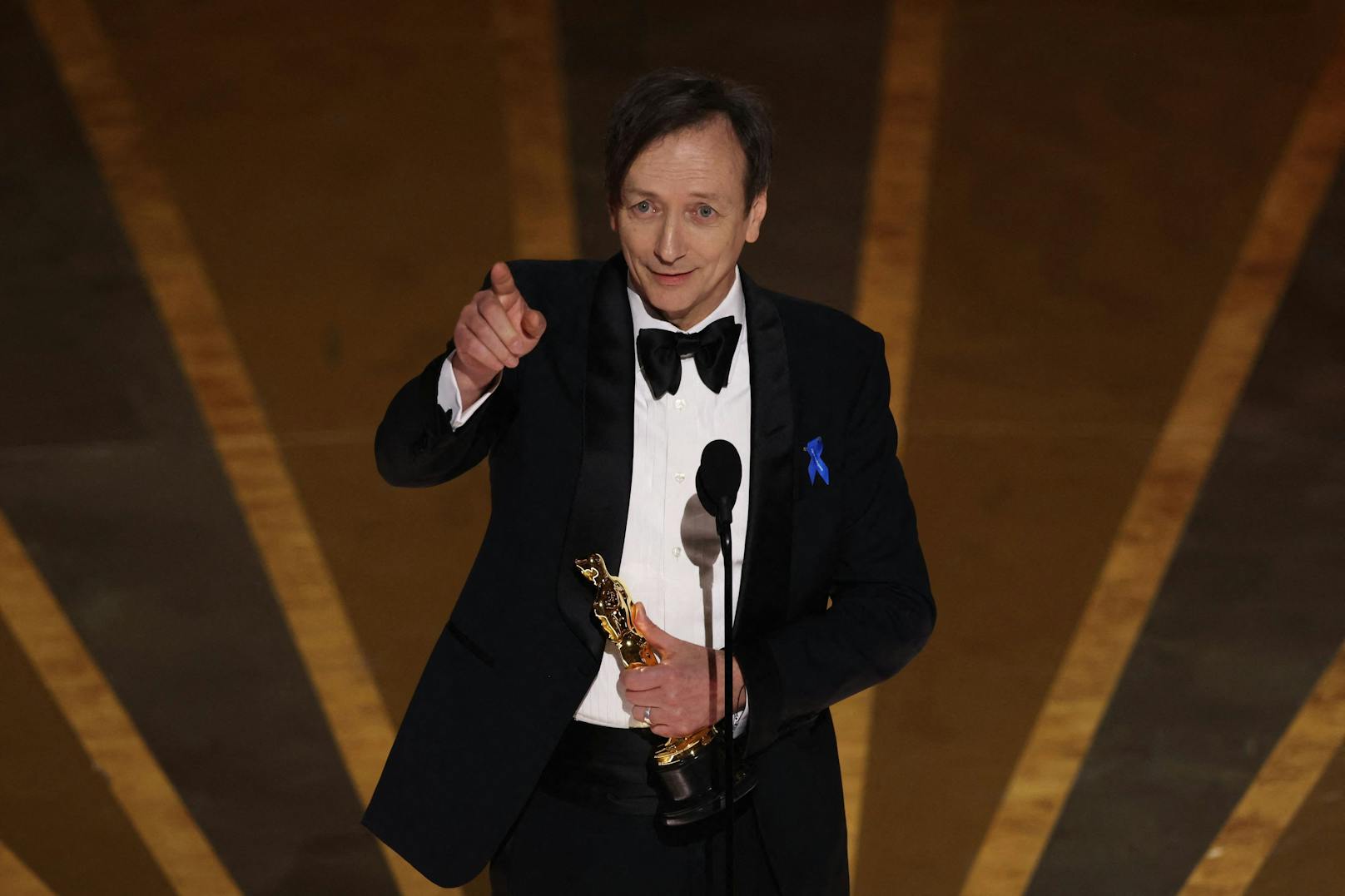 Volker Bertelmann gewinnt den Oscar für "Beste Filmmusik". ("Im Westen nichts Neues")
