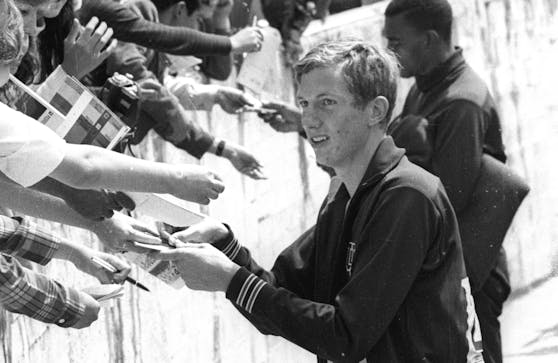 Dick Fosbury bei den Olympischen Spielen 1968