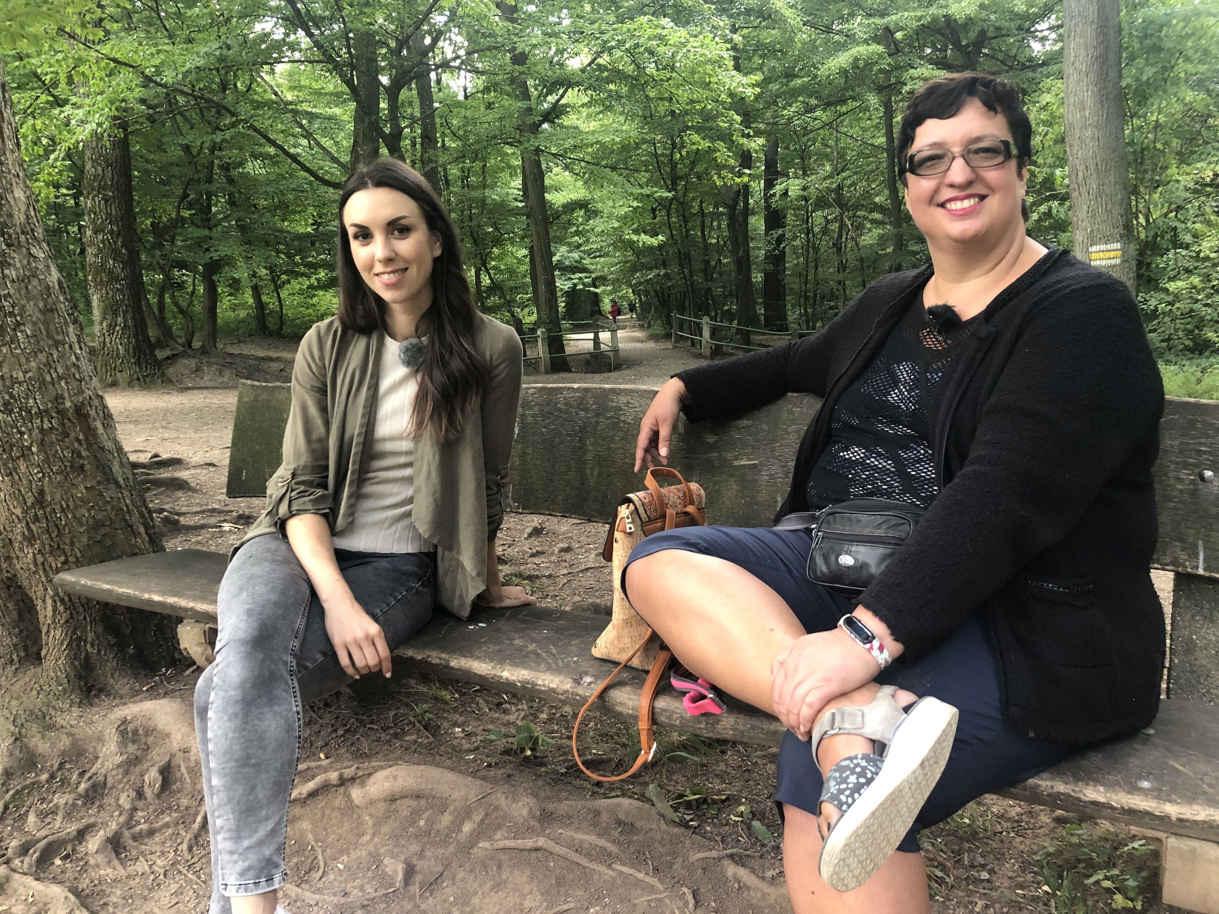 Holly Wilkinson hilft Beate (v.l.) und anderen Abnehmwilligen in der TV-Show "So lebt sich’s leichter".