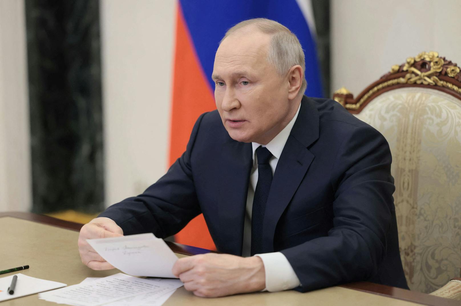 Ist auf "seine" Oligarchen angewiesen: Der russische Präsident Wladimir Putin.