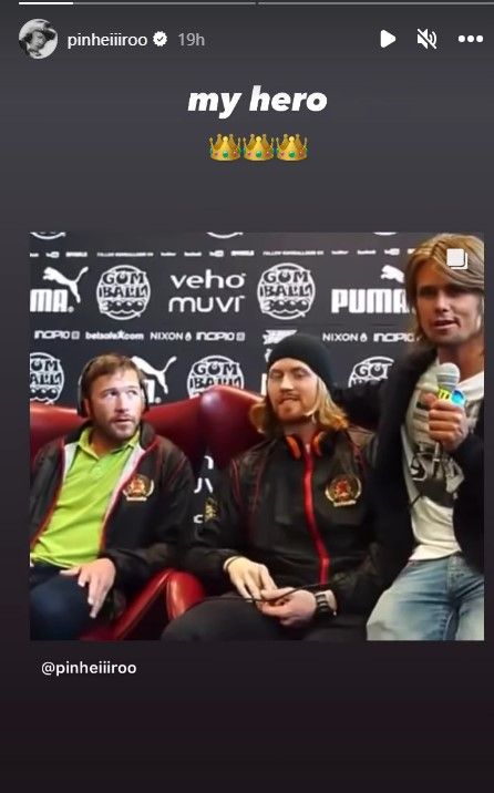 Braathan verneigt sich vor "seinem Helden" Hauge.