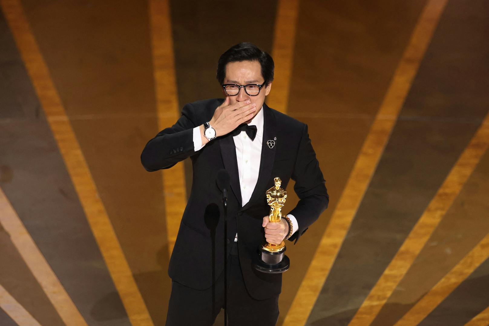 Ke Huy Quan gewinnt den Oscar als "Bester Nebendarsteller". ("Everything Everywhere All At Once")