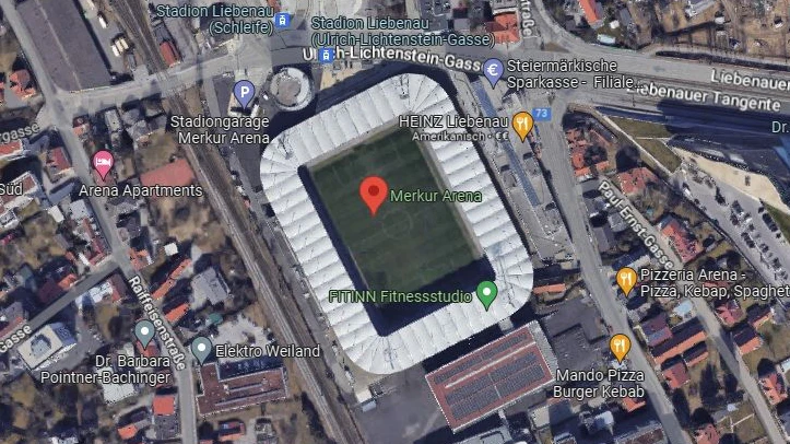 Vor dem Stadion Liebenau kam es zur Schlägerei. Der Angreifer flüchtete per Straßenbahn.