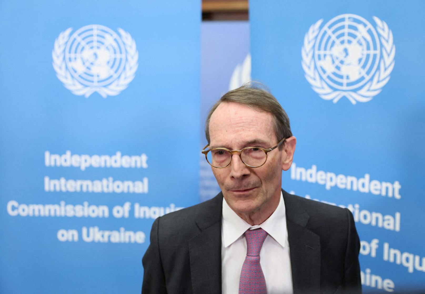 Erik Møse ist der Leiter der unabhängigen Untersuchungskommission der Vereinten Nationen, die zu Kriegsverbrechen in der Ukraine ermittelt.
