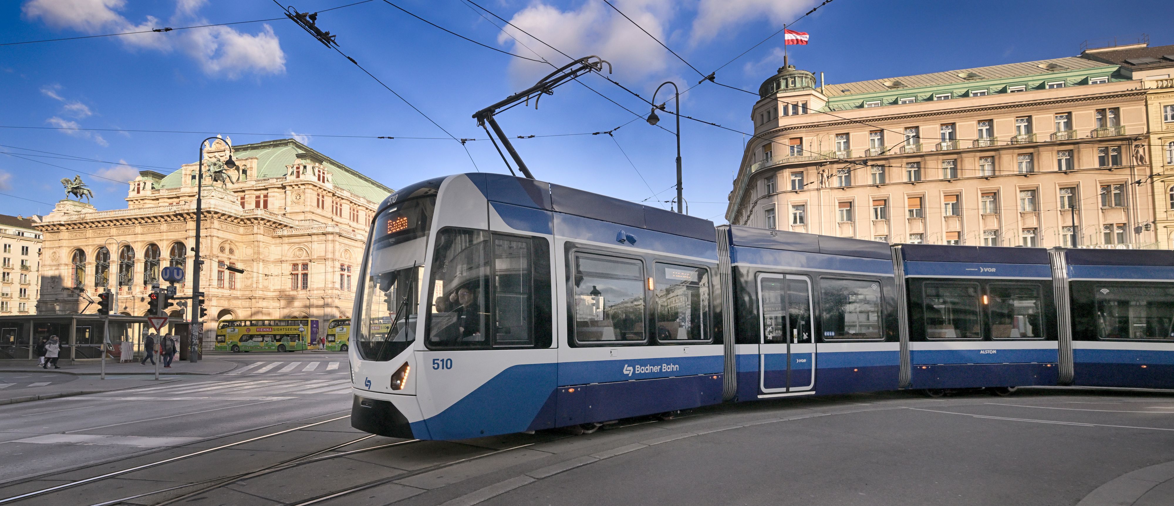 Die Badner Bahn fährt zwei Monate lang nicht die Endstation Oper an.