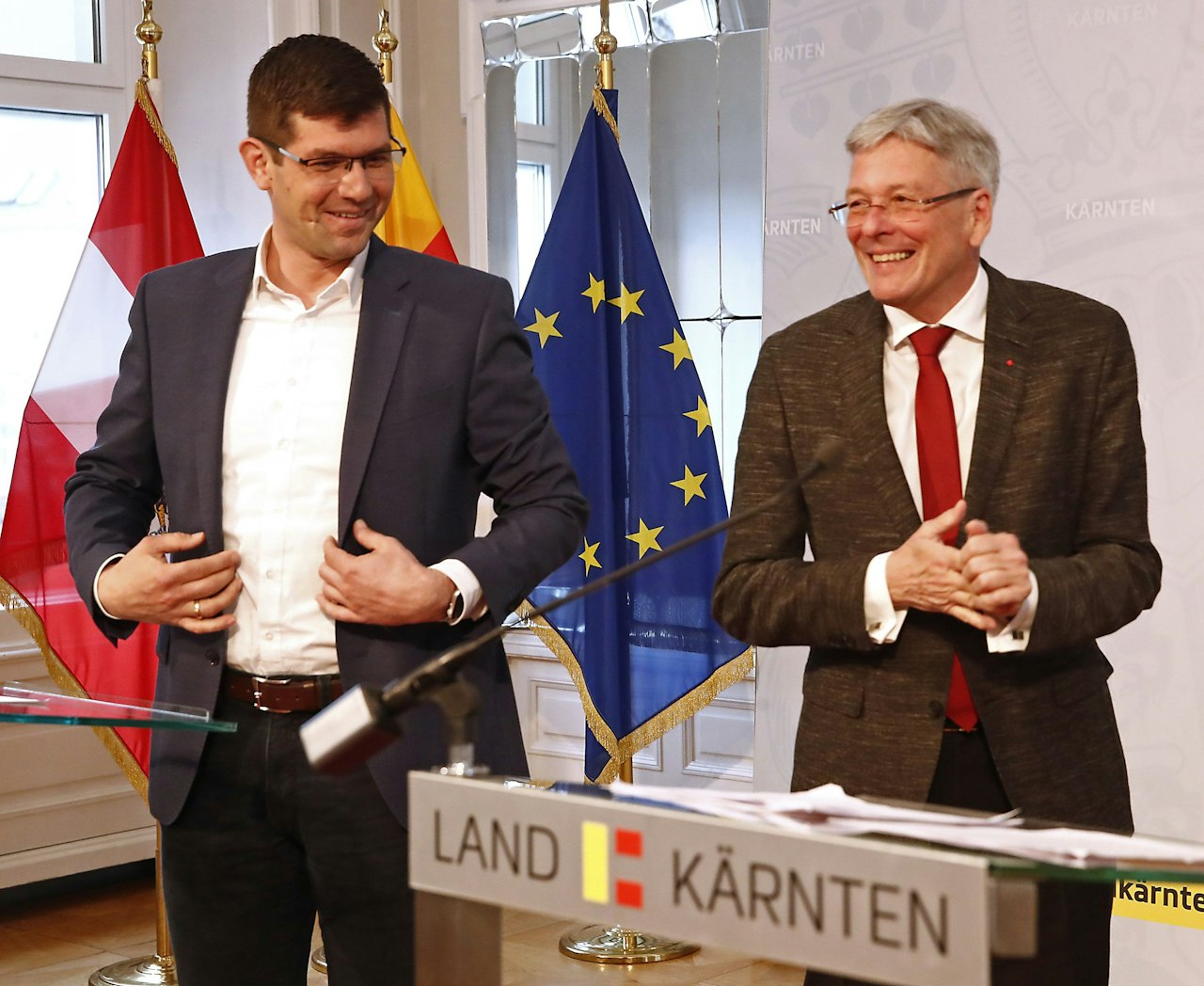 Heute.at - Rot-schwarze Koalition in Kärnten wieder so gut wie fix