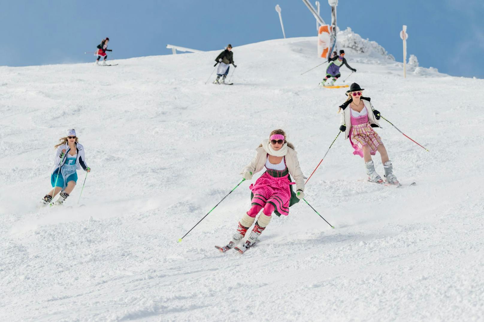 Auf dem Hochkar findet am 18.3. der Trachtengwand Skitag statt.