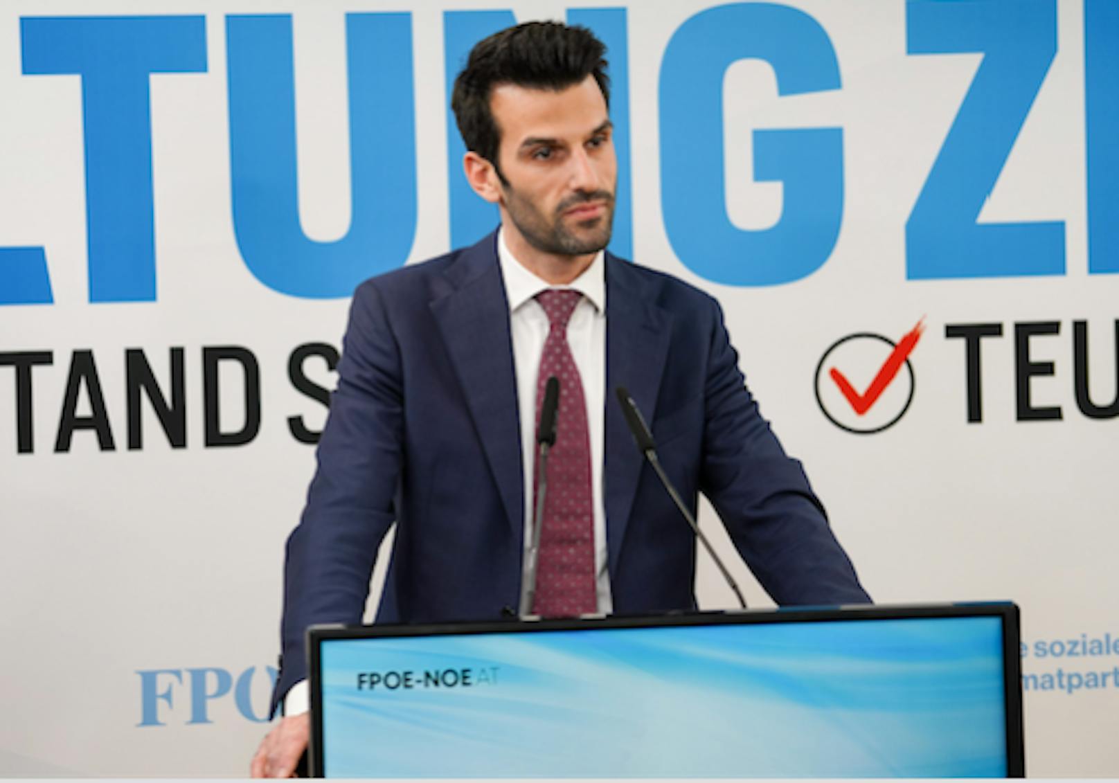 Udo Landbauers FPNÖ wird keine Stimme abgeben.