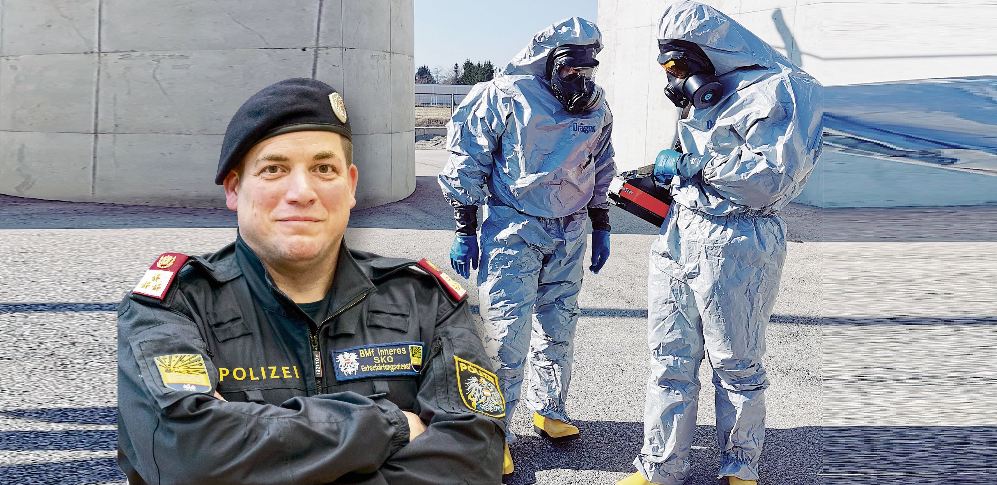 Zwei "Gefahrenstoffkundige Organe" der Polizei waren als erste vor Ort. Der Sprengstoff-Sachkundige Markus Kreilmeier meint: "Das ist kein Alltags-Fund."