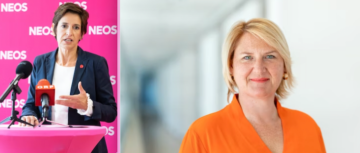 Helga Krismer und Indra Collini