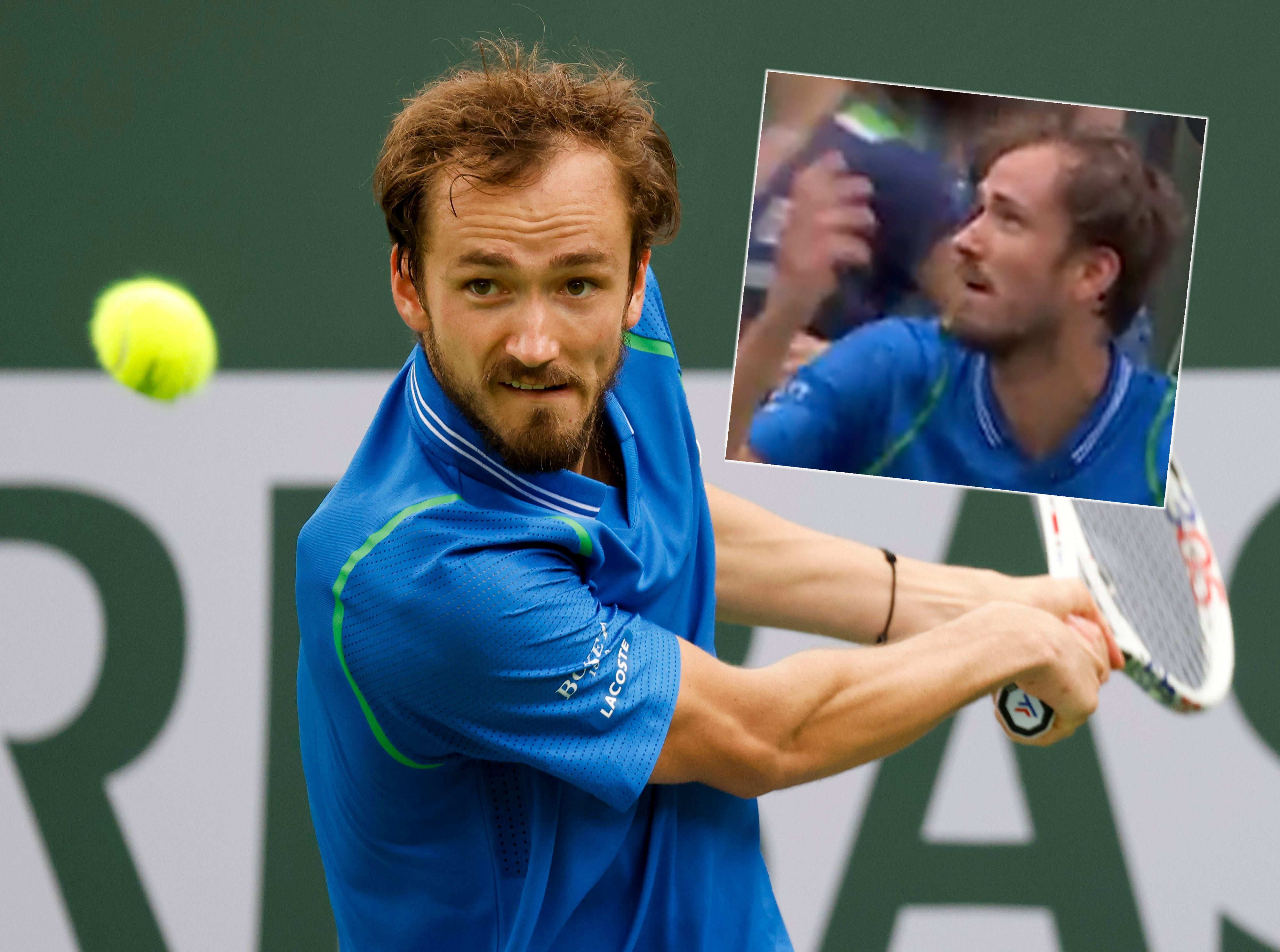 Medwedew tobt in Indian Wells